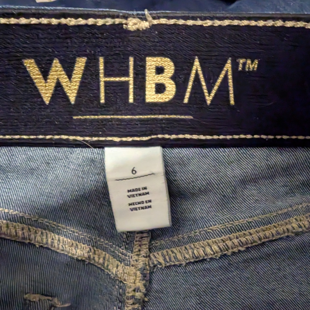 White House Black Market Dark Wash Skinny Jeans - Picture 7 of 8